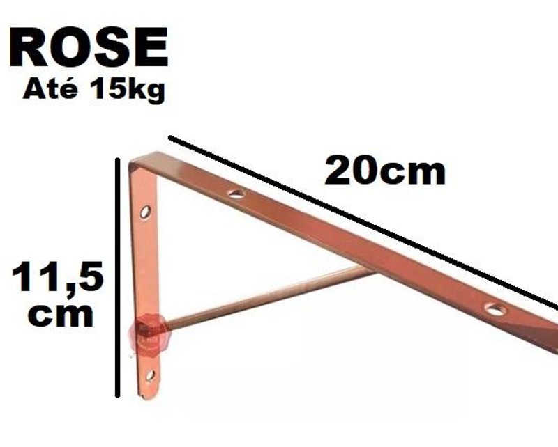 CANTONEIRA / MAO FRANCESA 5/8 COM 17CM - COBRE