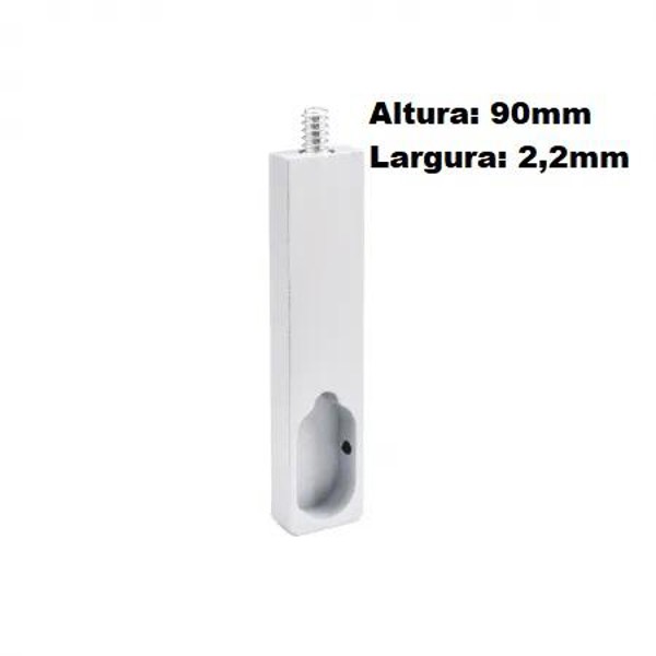 SUPORTE CABIDEIRO CROMADO - CENTRAL FECHADO REFORCADO OBLONGO 362-CRB