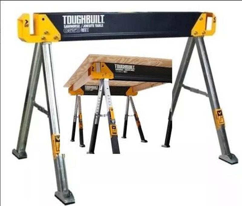 CAVALETE METALICO PROFISSIONAL PORTATIL TOUGHBUILT - TB-C550
