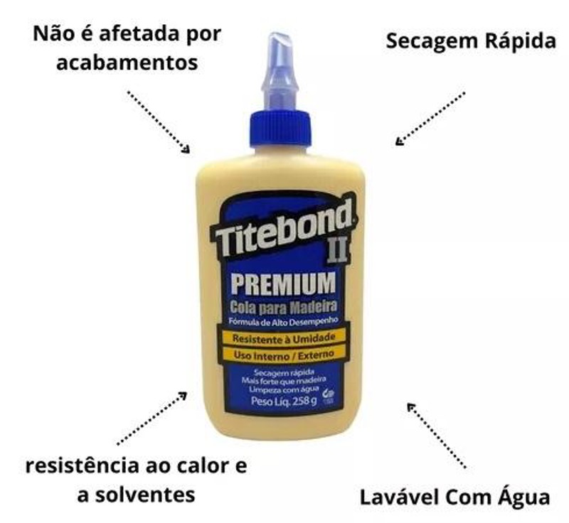 COLA TITEBOND II PREMIUM WOOD GLUE 258G - 35003