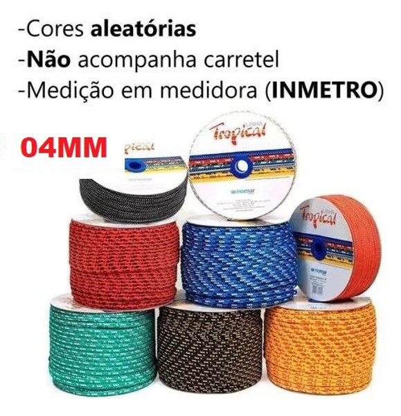 CORDA TRANCADA SEDA DE 04MM