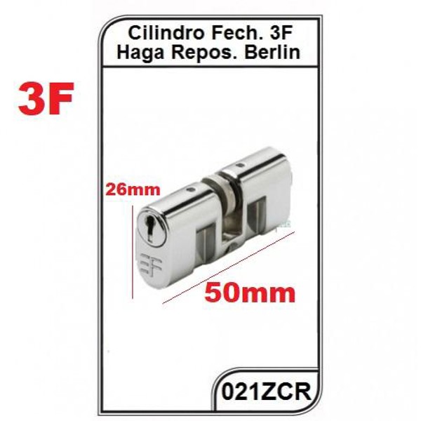 CILINDRO PARA FECHADURA HAGA BERLIN DA 3F - 021ZCR