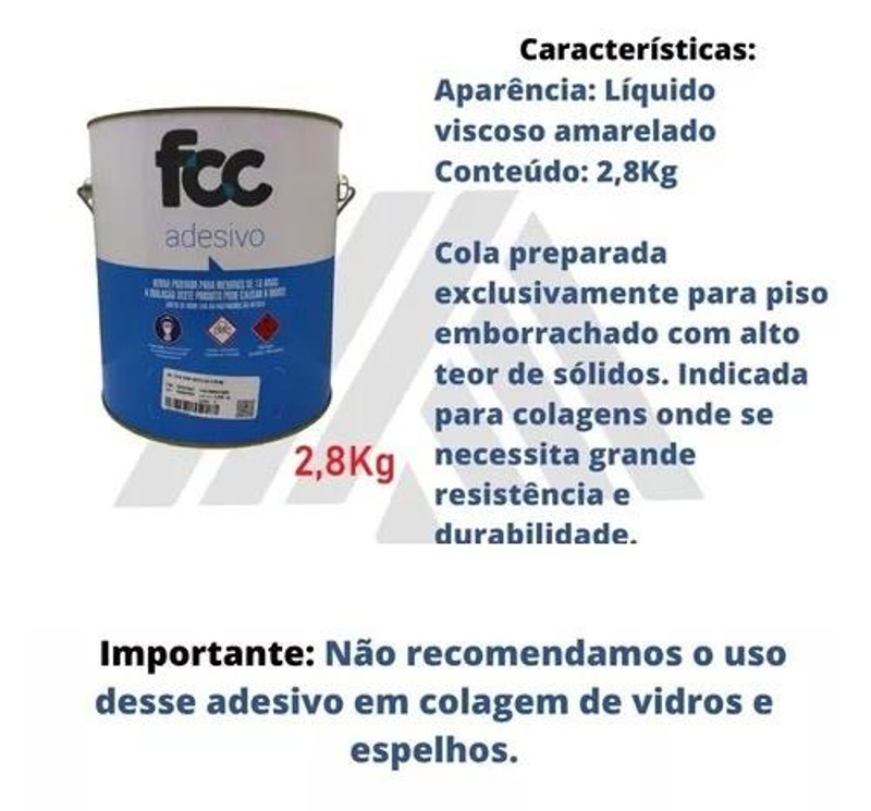 COLA DE CONTATO FCC COM 2,8KG