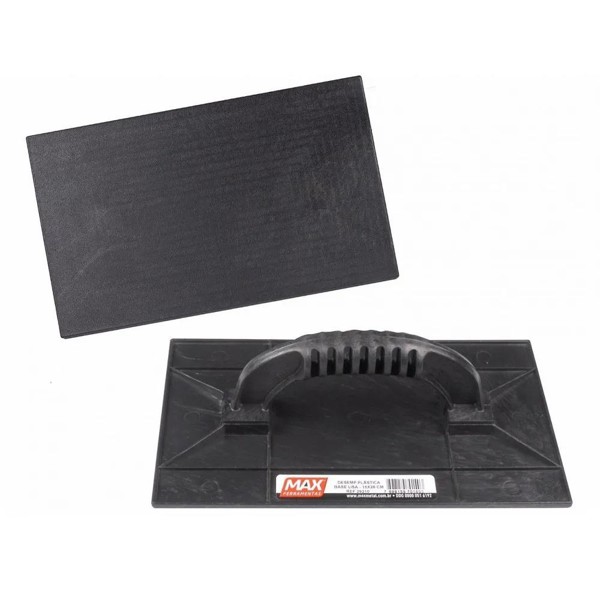 DESEMPENADEIRA DE PVC CABO PLASTICO - LISA PRETA COM 30CM -  MAX 29110