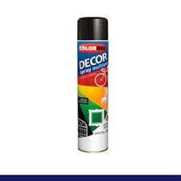 TINTA EM SPRAY COLORGIN USO GERAL - PRETO BRILHANTE