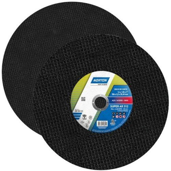 DISCO CORTE DE 14" 355MM PARA INOX E FERRO
