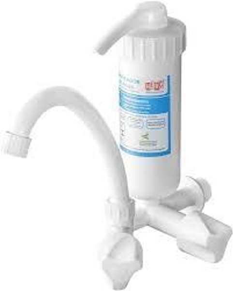 TORNEIRA COM FILTRO PAREDE PURIFICADOR DE AGUA BRANCA HERC