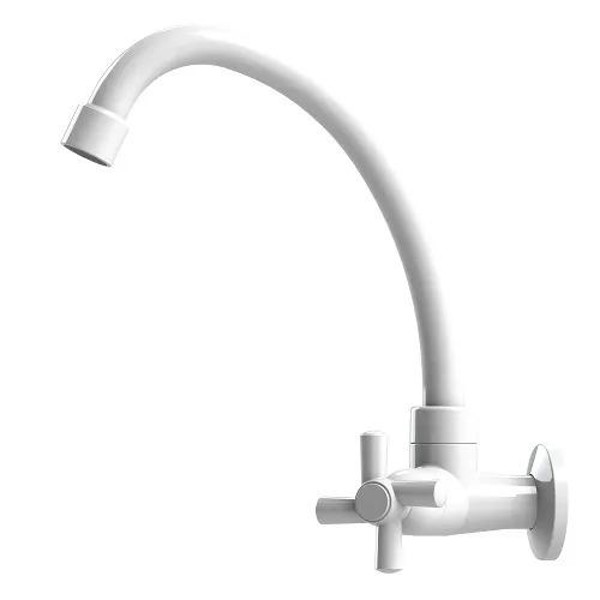 TORNEIRA INJET PLAST PAREDE - ABS BRANCA 1/4" 1167