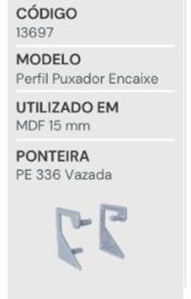 TAMPA PERFIL COLEGATO ROMETAL PE-336 - 15MM - COR: ALUMINIO