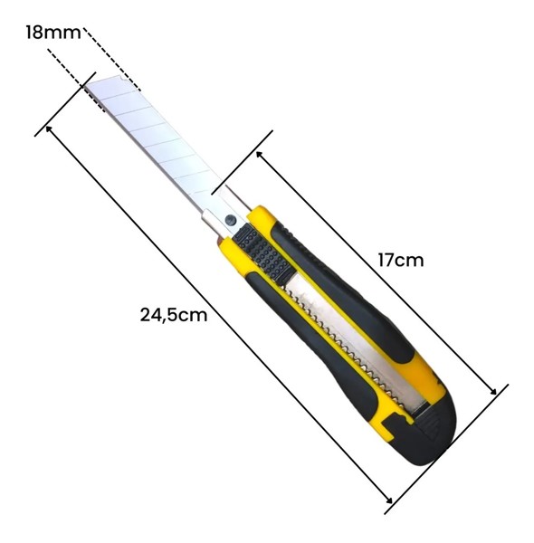 ESTILETE EMBORRACHADO 18MM THOMPSON - 0102