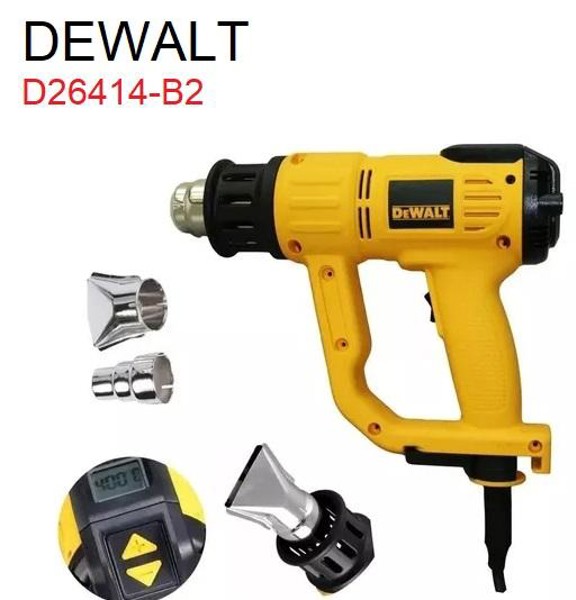 SOPRADOR TERMICO ELETRICO TEMPERATURA TIGITAL COM 2000W DEWALT - D26414-B2 220V