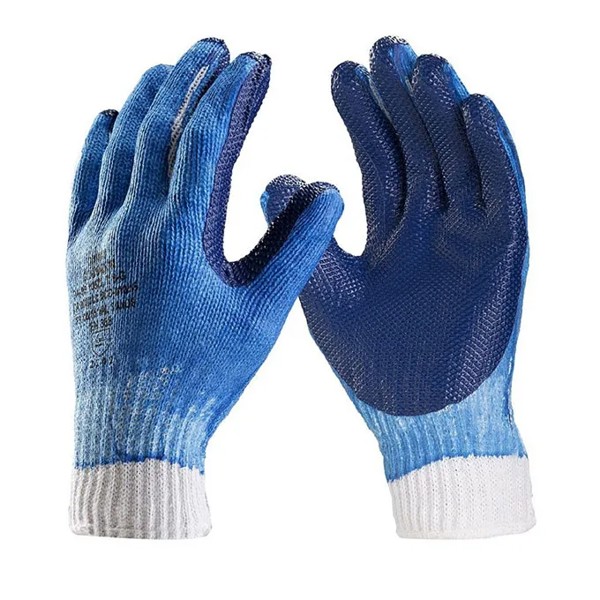 LUVA DE MAO PANO FORRADA AZUL G-09