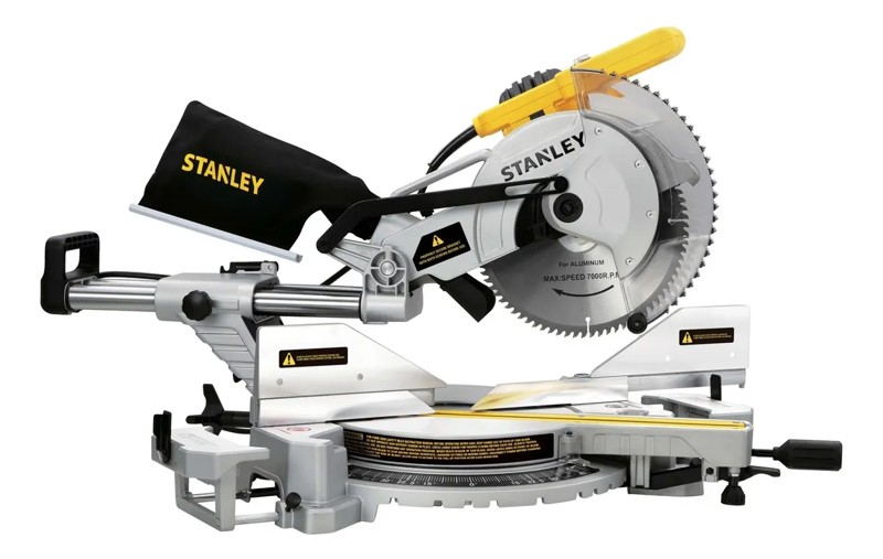 SERRA MEIA ESQUADRIA 10" COM 1800W E BRACO TELESCOPICO STANLEY - SM18-BR 127V