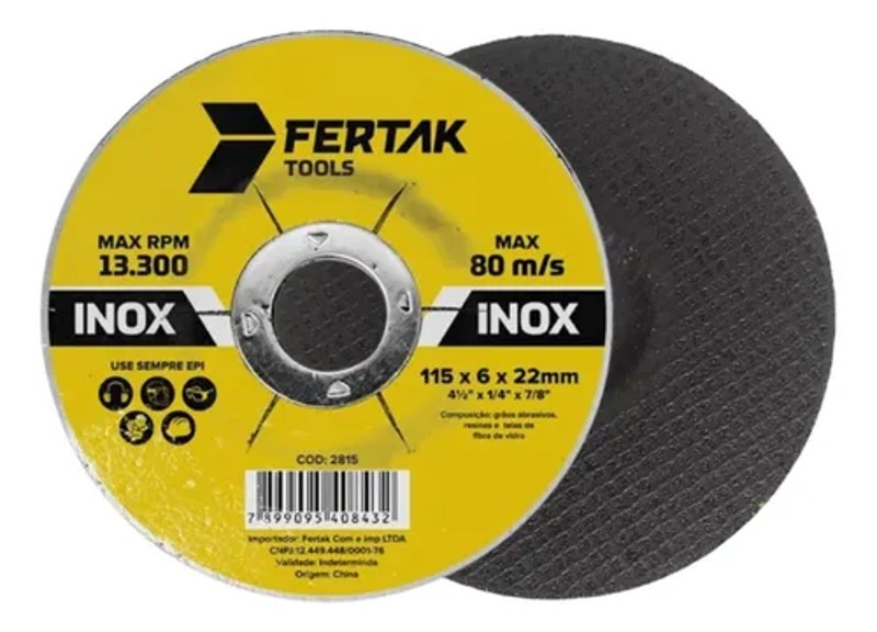 DISCO DE DESBASTE 4.1/2" 115MM MAKITA - D-19831