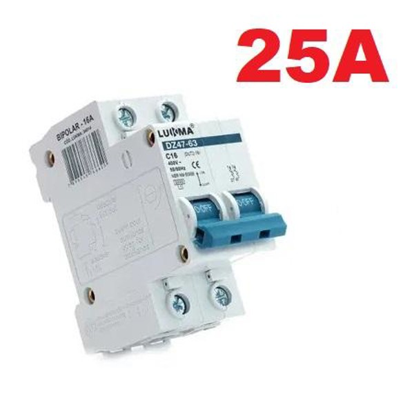 DISJUNTOR DUPLO BIPOLAR 25A