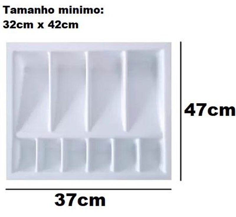 DIVISOR DE CEDULAS BRANCO 37X47CM