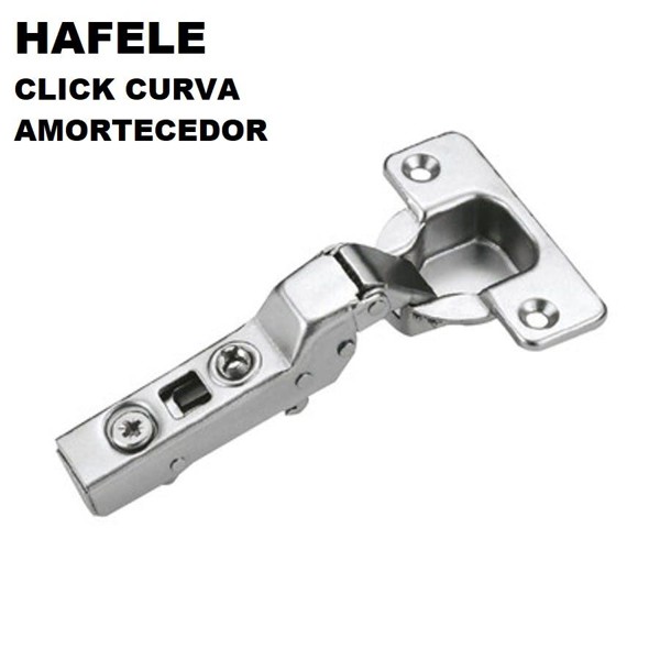 DOBRADICA CLICK 105° HAFELE - CURVA AMORTECEDOR SEM CALCO - 315.00.751