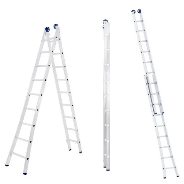 ESCADA ALUMINIO EXTENSIVA COM 15 DEGRAUS 7,80MTS