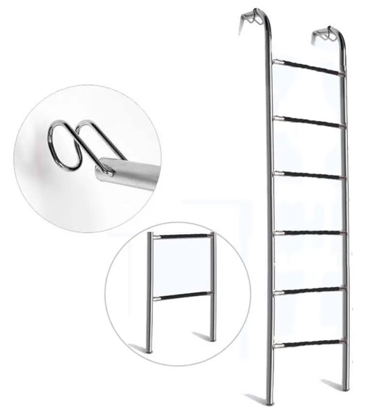 ESCADA PARA BELICHE 1597 X 395MM DIMEC - 3260-1597-05