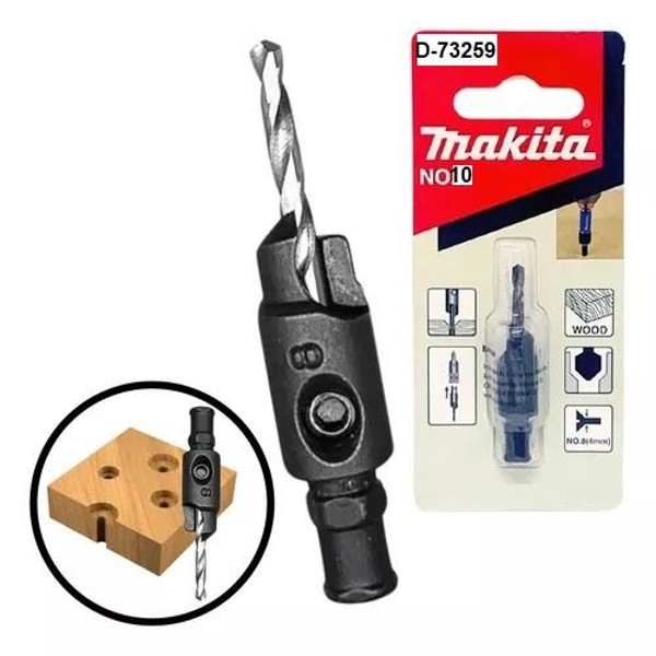 ESCAREADOR CONICO MAKITA DE 10MM COM BROCA 3,0MM - D-73259