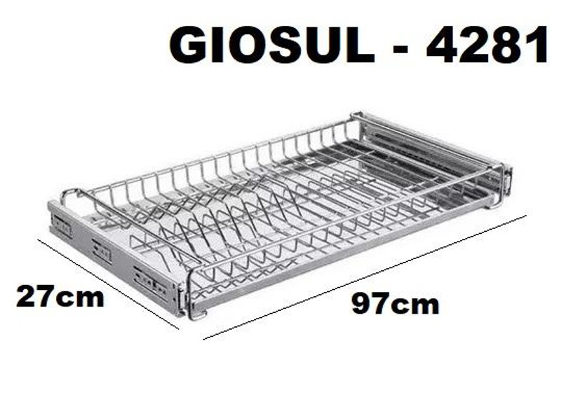 ESCORREDOR DE PRATOS DE 970MM COM CORREDICA GIOSUL - 4281