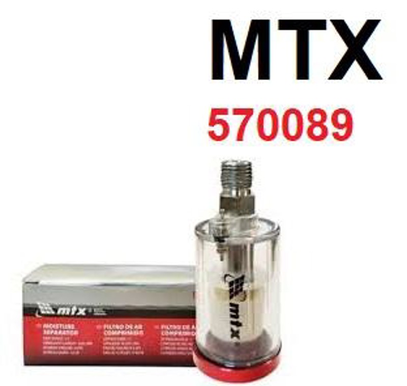 FILTRO DE AR COMPRIMIDO E PURIFICADOR 1/4" MTX - 570089
