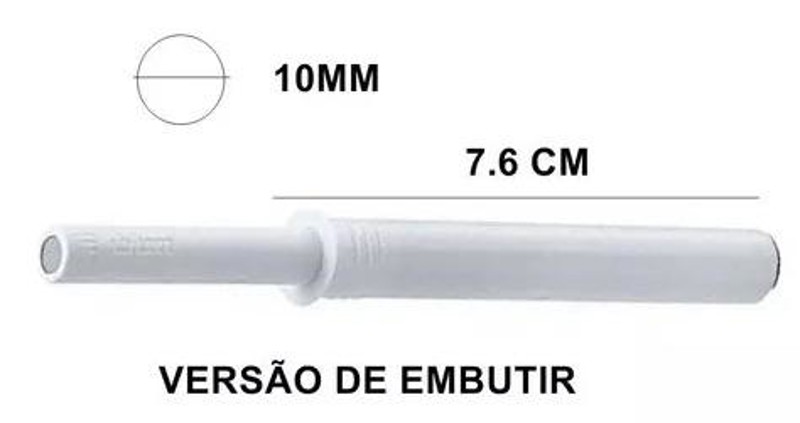 FECHO TOQUE BLUM EMBUTIR - BRANCO - 956.1004