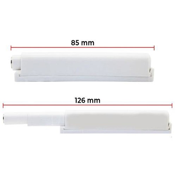 FECHO TOQUE MAGNETICO EMBUTIR METALNOX - BRANCO