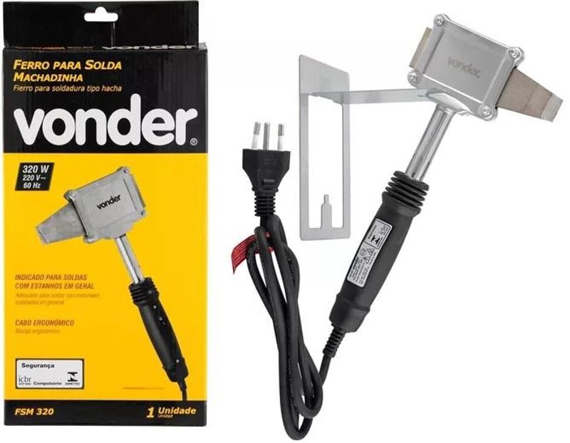 FERRO DE SOLDA MACHADINHA 320W VONDER FSM320 -74.65.320.220 220V