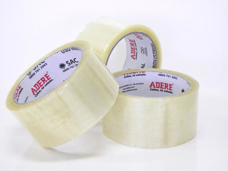 FITA ADESIVA EMPACOTAR TRANSPARENTE 48MM COM 40 METROS
