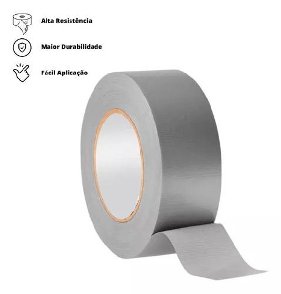 FITA ADESIVA SILVER TAPE DE 48MM COM 05 METROS