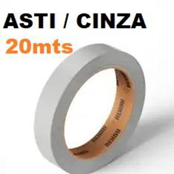 FITA DE BORDA 22MM COM 20 METROS - ASTI / CINZA