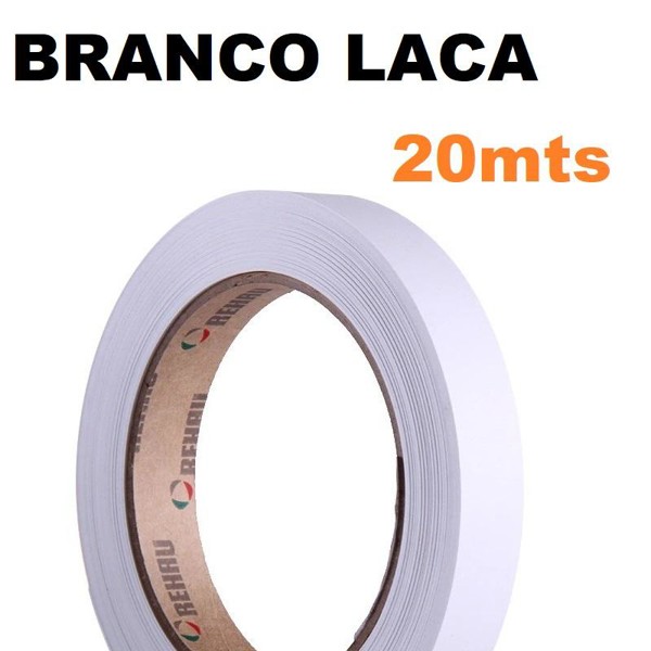 FITA DE BORDA 22MM COM 20 METROS - BRANCO LACA