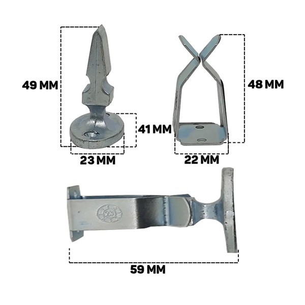 FIXADOR E PRENDEDOR DE PORTA PARA PAREDE NIQUELADO ALIANCA