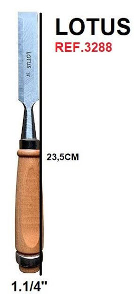 FORMAO CABO MADEIRA 1.1/4" 31.7MM LOTUS - REF. 3288