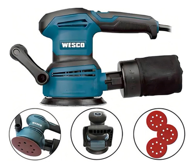 LIXADEIRA ORBITAL VELCRO COM 400W WESCO - WS4265 220V