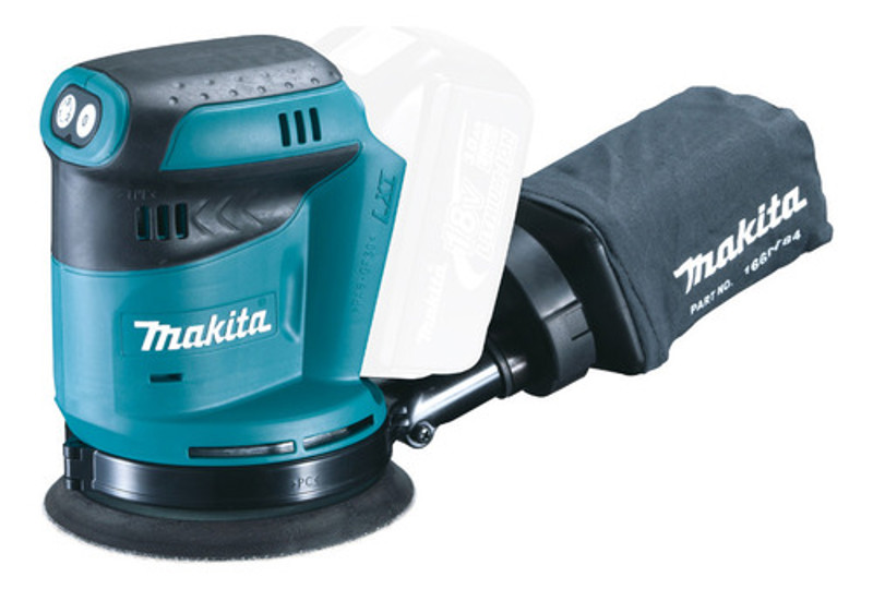 LIXADEIRA ORBITAL VELCRO BATERIA 18V MAKITA - DBO180Z