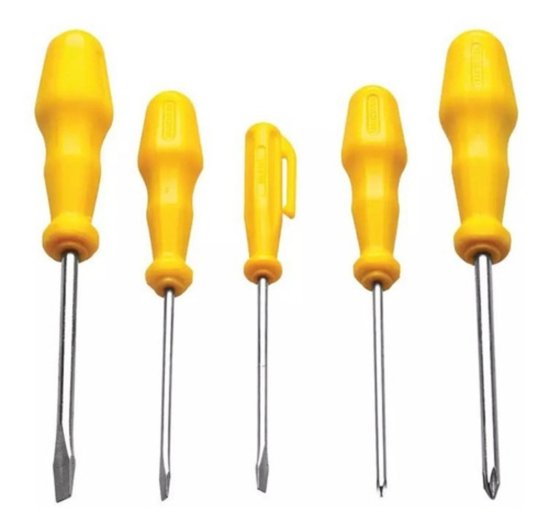 JOGO DE 10PCS COM CHAVE FENDA E PHILLIPS TRAMONTINA - 41530510