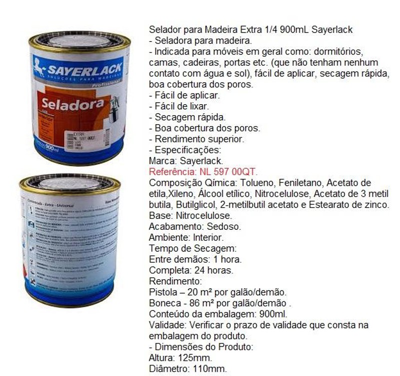 SELADORA EXTRA COM 900ML SAYERLACK - NL 597.00QT