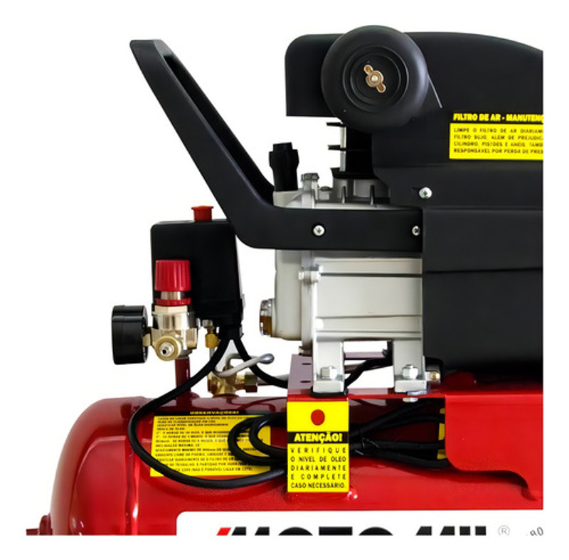 COMPRESSOR MONOFASICO 2,0HP CMI 7,6/24L MOTOMIL - 00037810.2 220V