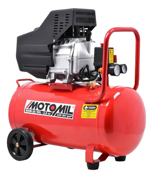 COMPRESSOR MONOFASICO 2,5HP MAM 10/50L MOTOMIL - 00037812.7 127/220V