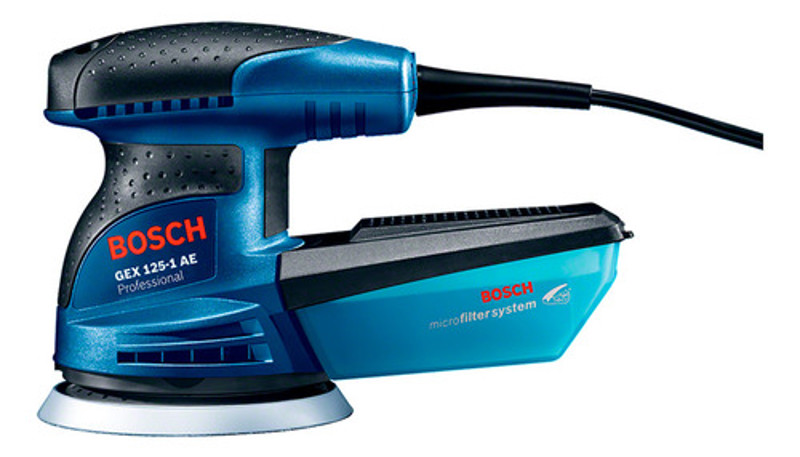 LIXADEIRA ORBITAL VELCRO COM 250W BOSCH - GEX125-1