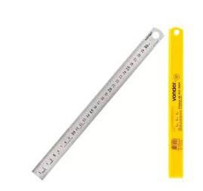 REGUA DE ACO COM 01 METRO VONDER - 35.61.212.000