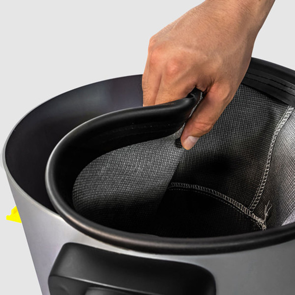 ASPIRADOR DE PO E AGUA ELETRICO COM 1300W KARCHER - NT 585 CINZA 220V