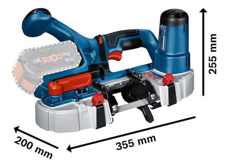 SERRA DE FITA A BATERIA 18V BOSCH - GCB18V-63 - 06012A0400