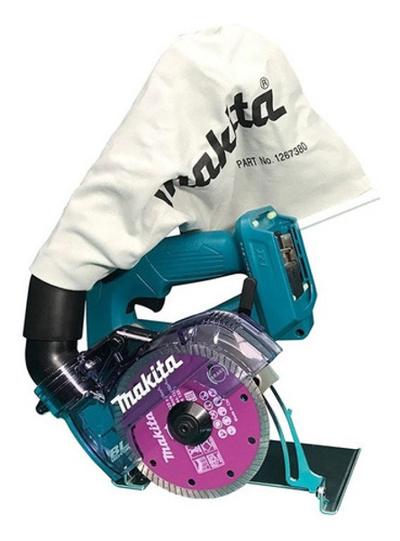 SERRA MARMORE 125MM A BATERIA 18V COM MALETA MAKITA - DCC500ZKX1