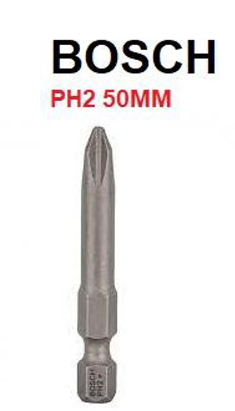 PONTA BOSCH SIMPLES PH2 COM 50MM CINZA