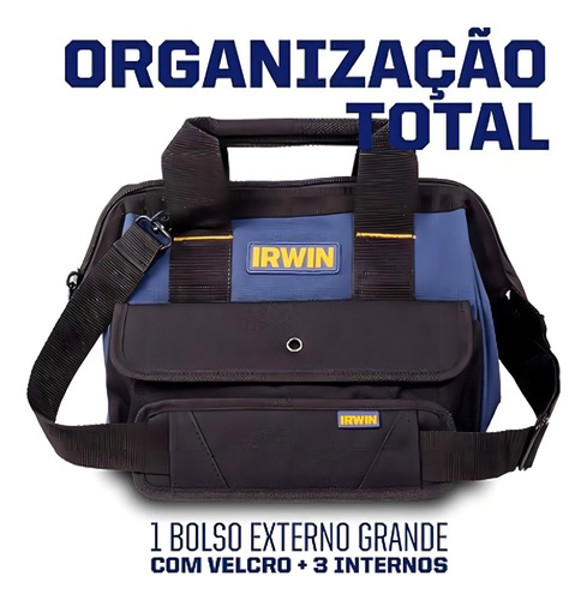 BOLSA E MOCHILA PARA FERRAMENTA 12" IRWIN - 1870405