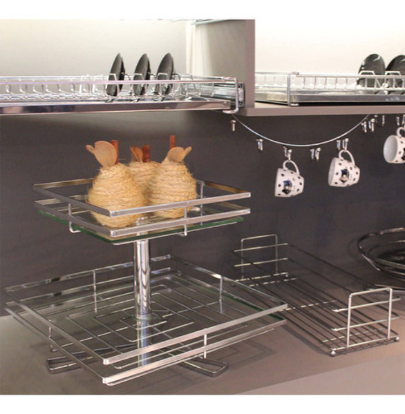 ESCORREDOR DE PRATOS DE 570MM COM CORREDICA GIOSUL - 4284