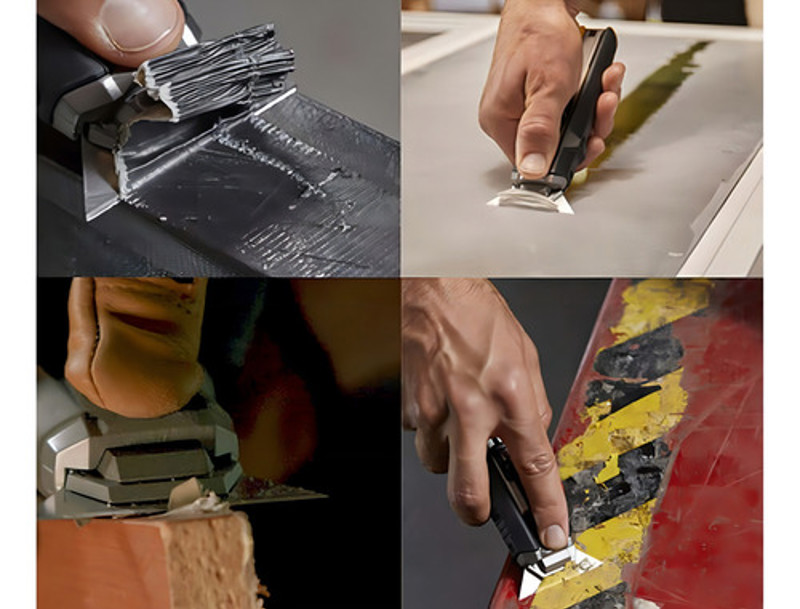 ESTILETE E RASPADOR COM 5 LAMINAS TOUGHBUILT - TB-H4S5-01